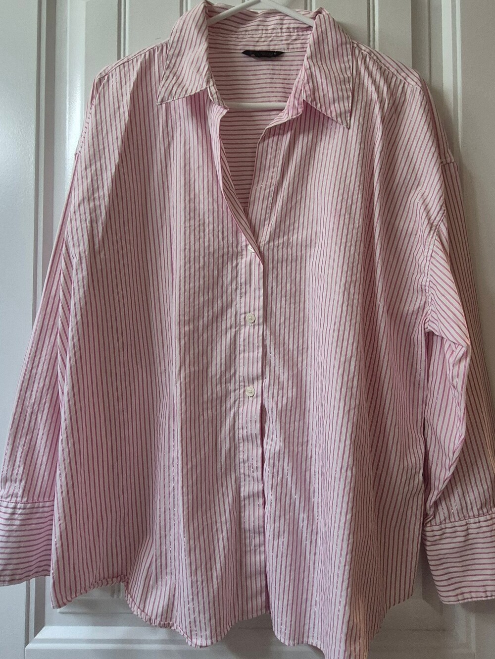 Womens Cotton Blend Zara Blouse Size XL